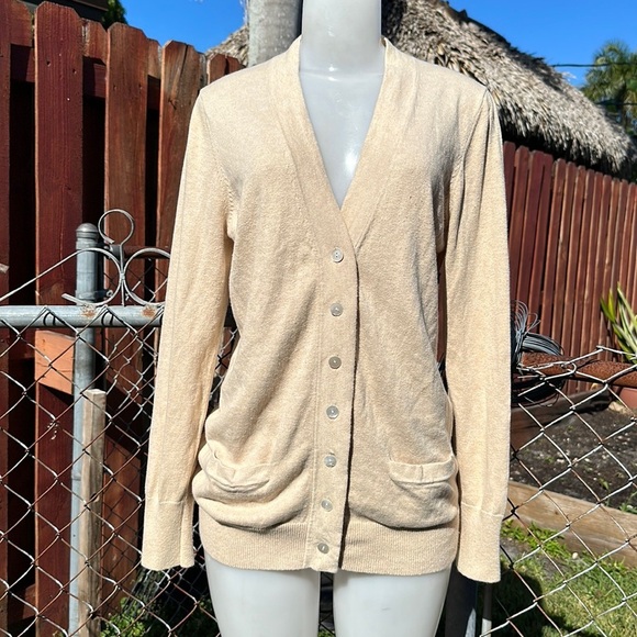 Ounce Women’s Cardigan 100% Cotton Size M - Picture 1 of 7